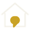 The Speaking House: a house whose front door is a speech bubble